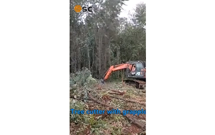 Дерево ножницы с грейфер