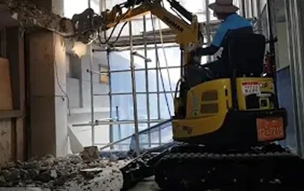 Снос мельница для мини экскаватор 1